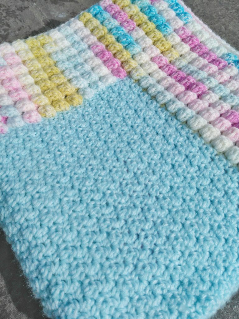 Le Ciel Bleu Blanket | Free Crochet Baby Blanket Patterns | Yarnique